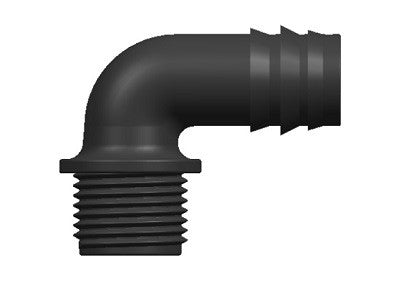 ELBOW 16X1/2" M BARBED
